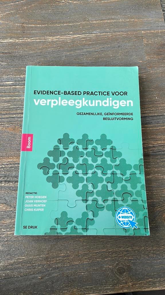 Chris Kuiper - Evidence-based practice voor verpleegkundigen, Boeken, Studieboeken en Cursussen, Chris Kuiper; Joan Verhoef; Guus Munten