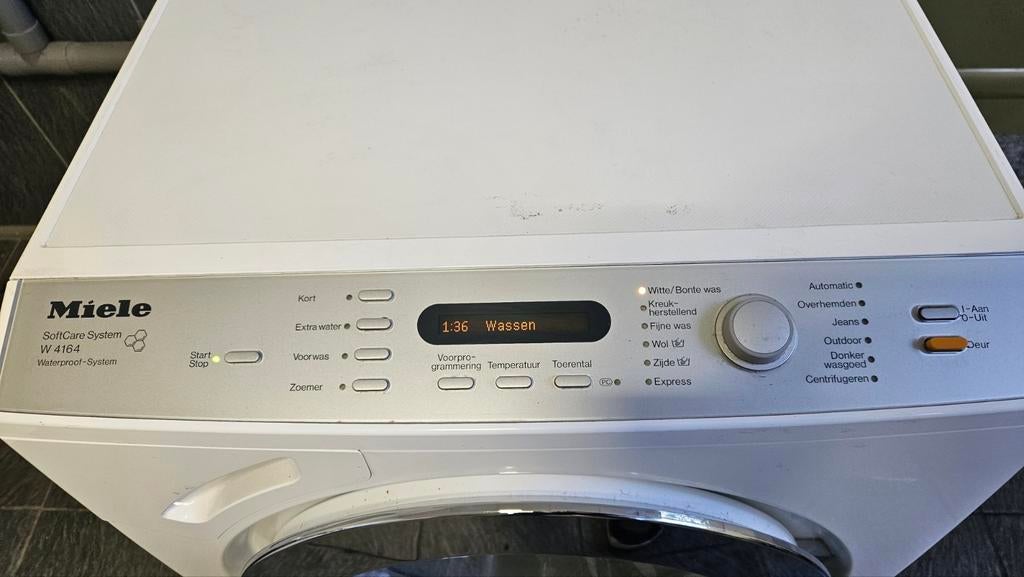 MIELE W4164 wasmachine 7KG/1600TOEREN inc Garantie, Ophalen of Verzenden, Zo goed als nieuw, Voorlader, Witgoedserviceapeldoorn@hotmail.com