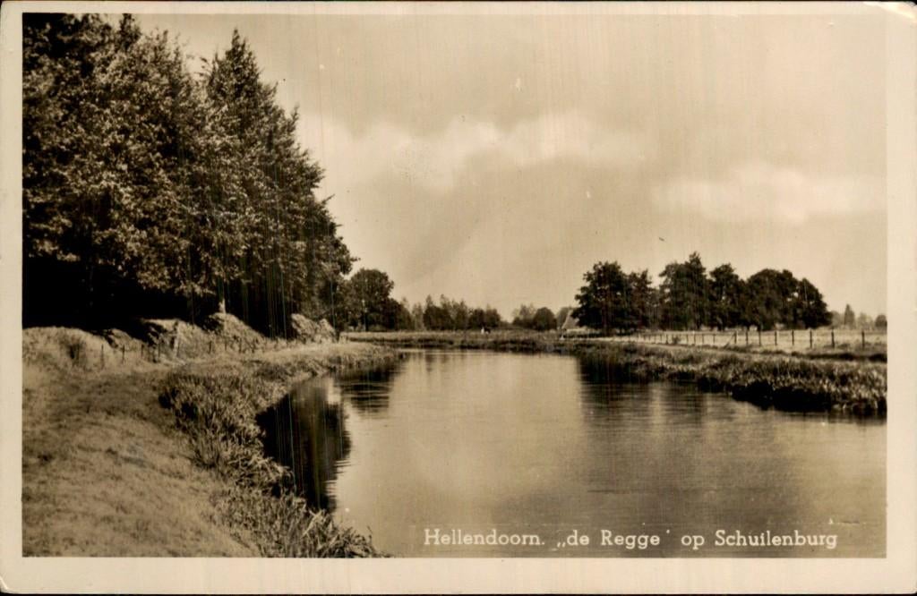 Hellendoorn - De Regge op Schuilenburg, Ophalen of Verzenden, Voor 1920, Gelopen, Overijssel