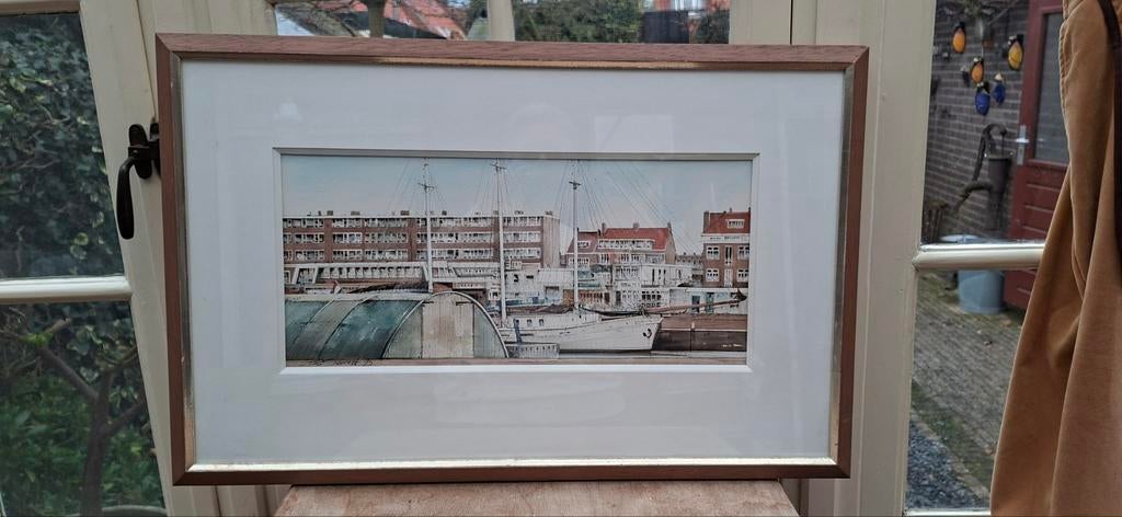 Aquarel van Ciano Siewert uit 1995, Ophalen