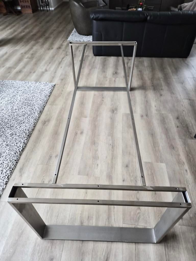 Onderstel tafel 220x90 RVS hoogte 72cm, Huis en Inrichting, Tafels | Eettafels, Ophalen, Rechthoekig, 50 tot 100 cm