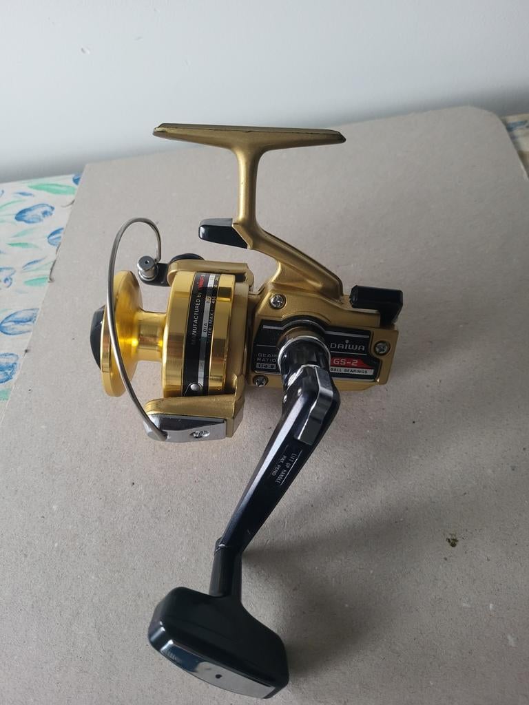 Daiwa gs-2 karpermolen., Watersport en Boten, Ophalen of Verzenden, Zo goed als nieuw, Molen