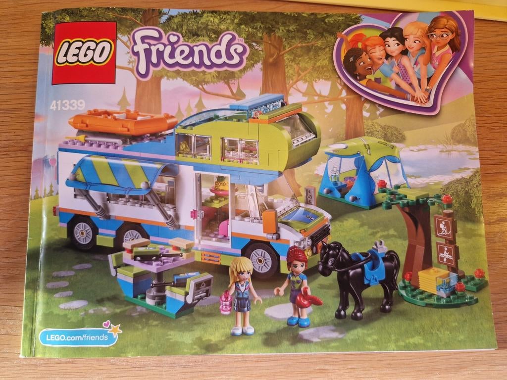 Lego Friends 41339 Camper, Ophalen of Verzenden, Zo goed als nieuw, Complete set, Lego