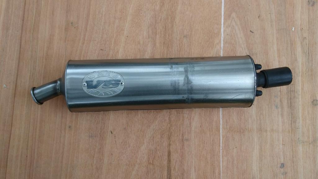 Uitlaat Yamaha TZR Leovince Zwart AM6 Onderlangs TZR50, Ophalen of Verzenden, Gebruikt, Uitlaat, Leovince