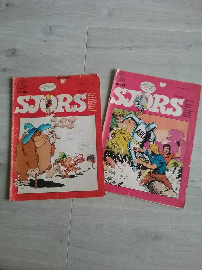 2 exemplaren weekblad SJORS , 52 jaar oud, Ophalen of Verzenden, 1960 tot 1980, Tijdschrift