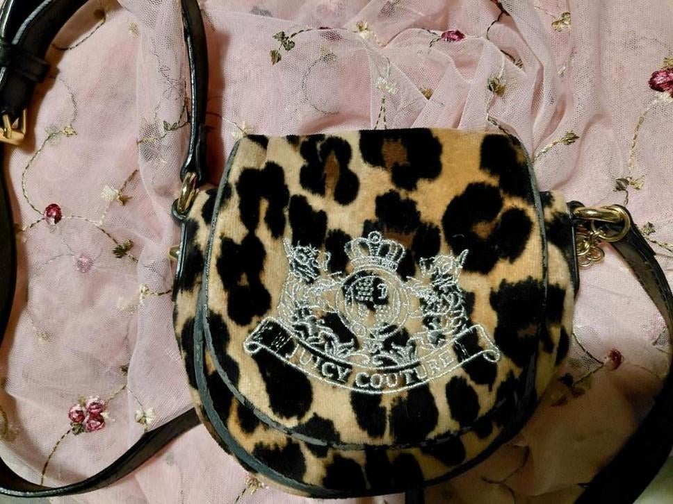 Originele Juicy Couture Mini 2012 Cheetahprint Tas, Sieraden, Tassen en Uiterlijk, Tassen | Damestassen, Ophalen of Verzenden