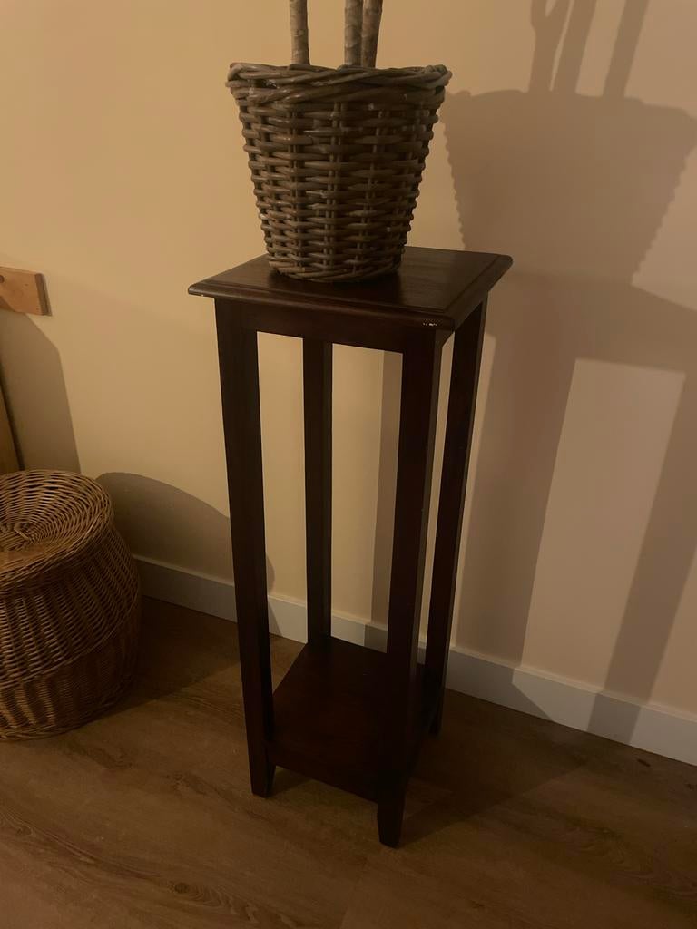 Houten plantenstandaard, Ophalen, Zo goed als nieuw