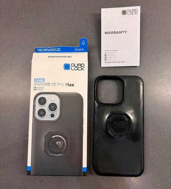 Quad Lock iPhone 13 Pro Max Hoesje - Zeer nette staat, Ophalen of Verzenden, Gebruikt, IPhone 13 Pro Max, Hoesje of Tasje