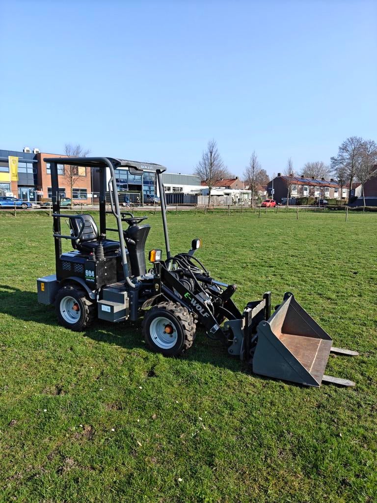 Wolf E 604 mini shovel elektrisch, Ophalen of Verzenden, Wiellader of Shovel
