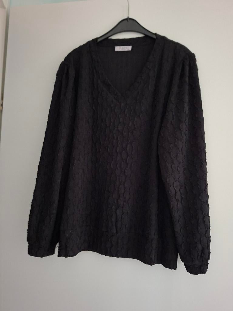 Zwart NED shirt maat XXL, Zwart, Maat 46/48 (XL) of groter, Ophalen of Verzenden, Zo goed als nieuw