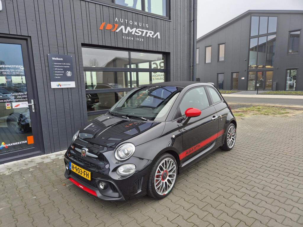 Fiat 500 1.4 T-Jet Abarth 595|Cabrio|Airco|Stoelverwarming|U, Auto's, Fiat, Voorwielaandrijving, 145 pk, Euro 6, 4 cilinders