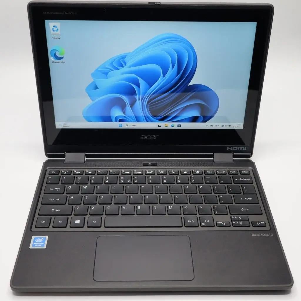 Acer Travelmate SpinB tablet/laptop 360 flip Touchscreen W11, Computers en Software, Windows Laptops, Gebruikt, 13 inch, Minder dan 2 Ghz