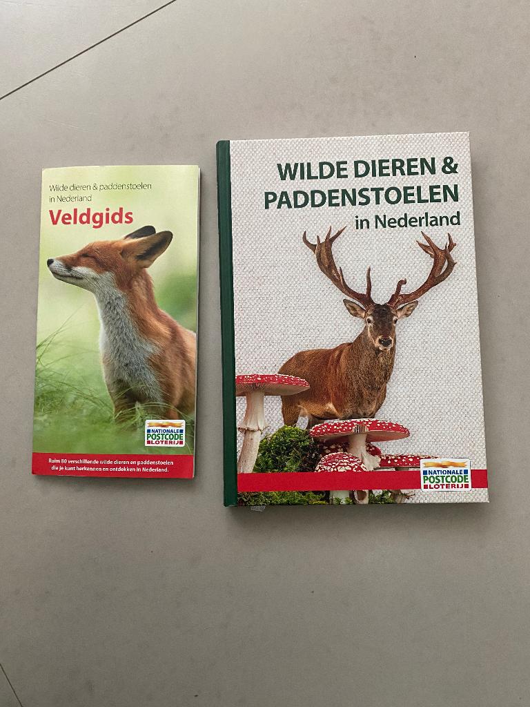 Wilde dieren & Paddenstoelen + veldgids, Ophalen, Nieuw, Natuur algemeen