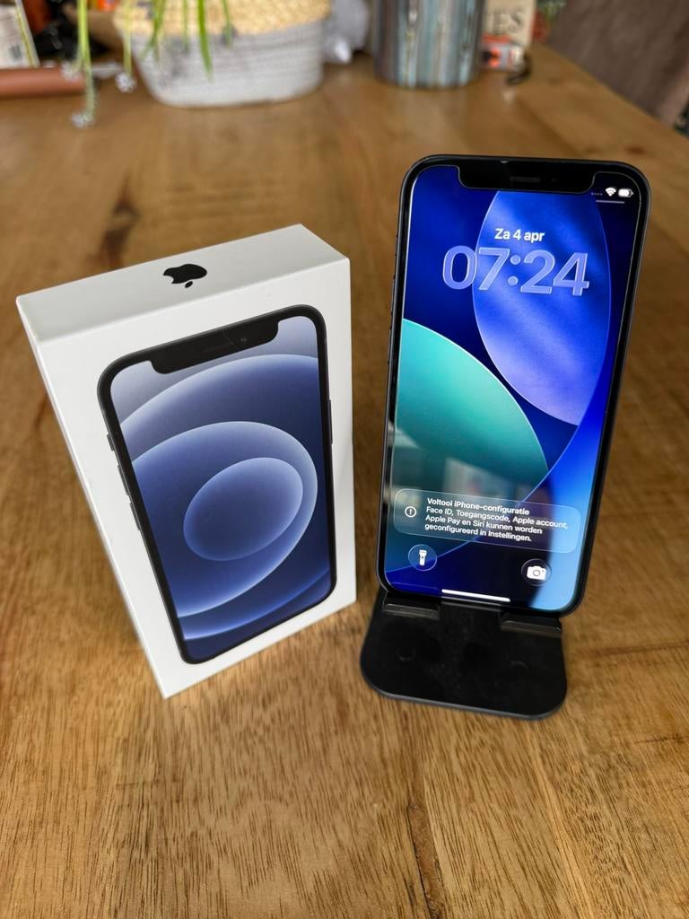 iPhone 12 mini 64GB | met doos, Telecommunicatie, Mobiele telefoons | Apple iPhone, 83 %, IPhone 12 Mini, Zwart, Ophalen of Verzenden