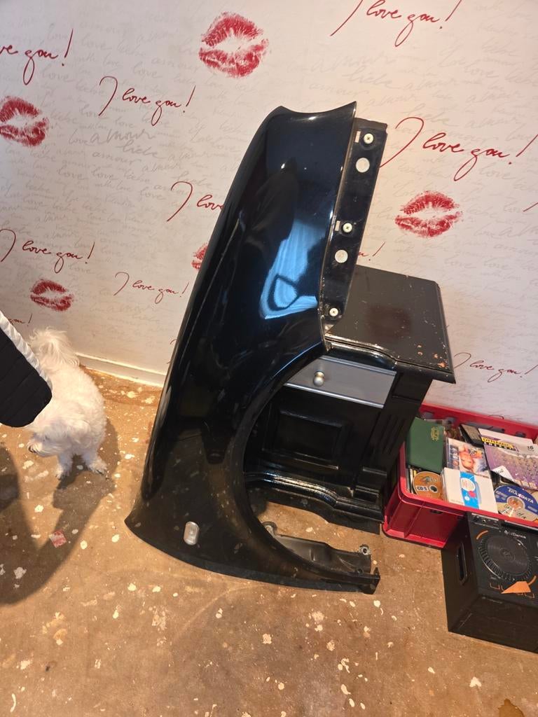 Rechter voor scherm Golf 4 zwart metallic, Ophalen, Zo goed als nieuw, Overige typen