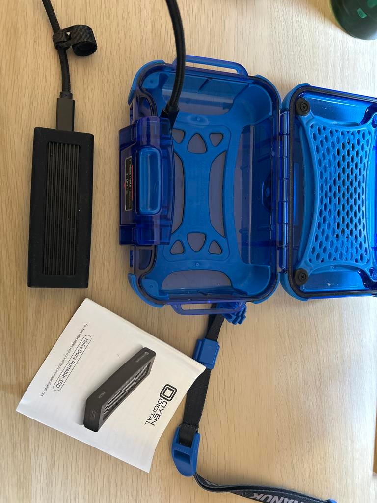 2 TB Oyen Digital Helix Dura Portable SSD met beschermhoes, Computers en Software, Harde schijven, Server, SSD, Ophalen of Verzenden