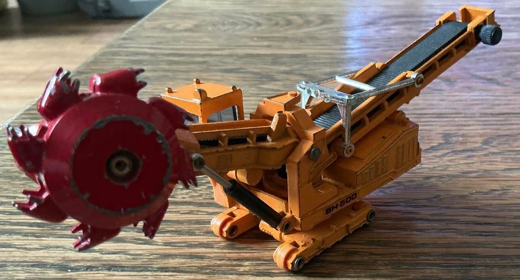 Shinsei Mini Power Hitachi BH500 Emmerwiel graafmachine, Ophalen of Verzenden, Gebruikt, Tractor of Landbouw