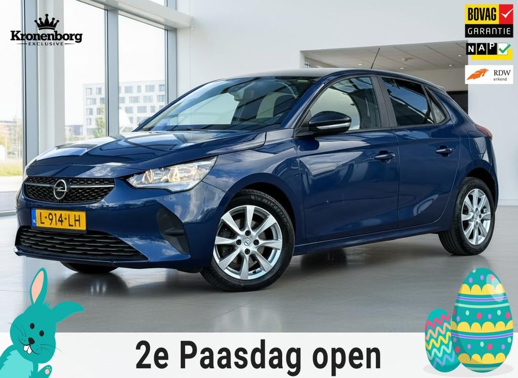 Opel Corsa 1.2 Edition, CARPLAY, NAVI, NAP, APK, CRUISECR, Voorwielaandrijving, Gebruikt, Blauw, Origineel Nederlands