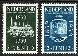 nederland nvph 325 - 326 (pf), Postzegels en Munten, Verzenden, T/m 1940, Postfris