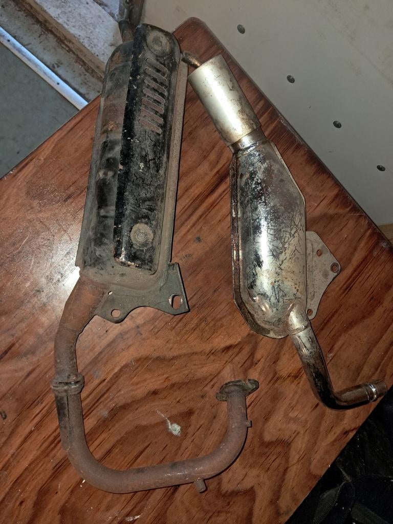 Peugeot rapido uitlaatjes, Ophalen of Verzenden