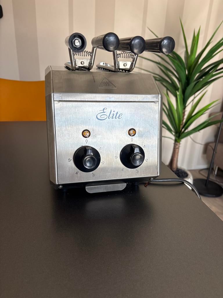 Sandwich( tosti )  Toaster - RVS, 1200W Professioneel!!, Witgoed en Apparatuur, Ophalen of Verzenden, Gebruikt