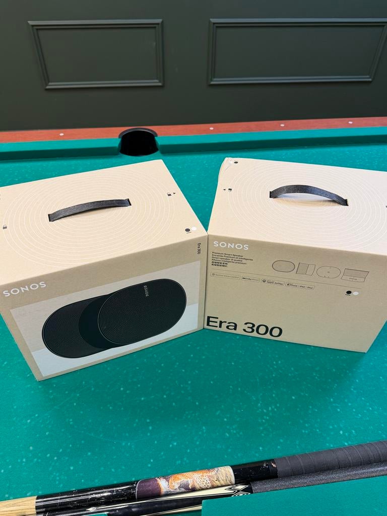 2x Sonos Era 300 zwart nieuw, Nieuw, Ophalen of Verzenden, Sonos, 120 watt of meer