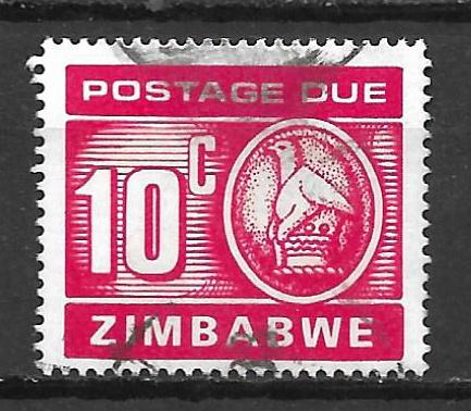 Zimbabwe 1981 Portzegel, Verzenden, Zimbabwe, Gestempeld