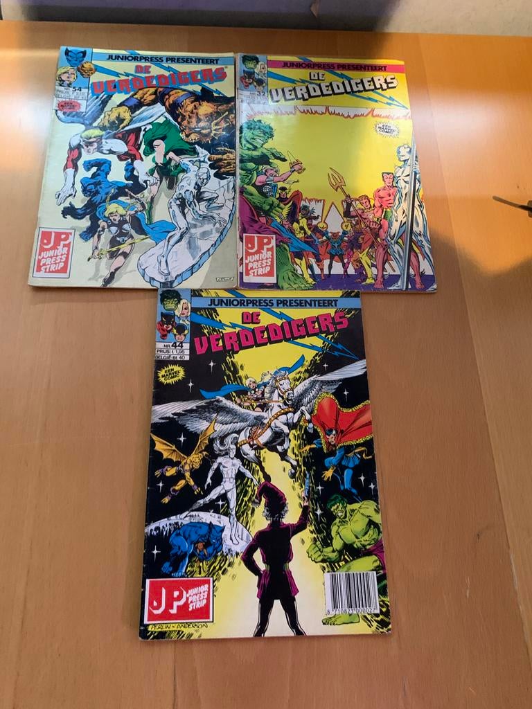 De Verdedigers - Juniorpress Strips (7 stuks), Boeken, Strips | Comics, Meerdere comics, Ophalen of Verzenden, Gelezen, Amerika
