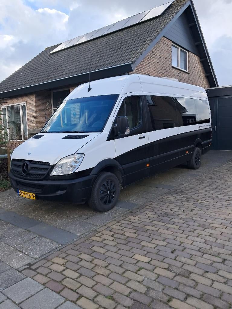 Mooie Mercedes Sprinter camperbus, voor 4 personen!, Koelkast, Mercedes-Benz, Particulier, 6 tot 7 meter