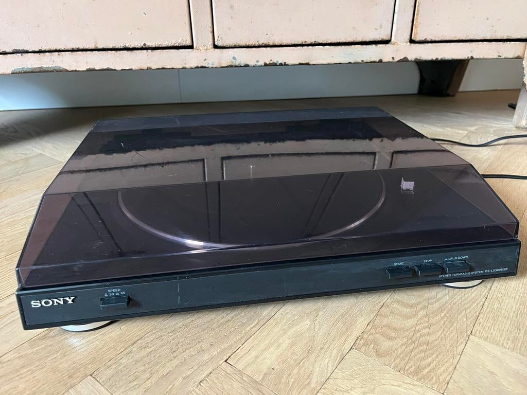 Platenspeler Sony PS-LX300USB stereo turntable sytem, Gebruikt, Automatisch, Ophalen of Verzenden, Platenspeler