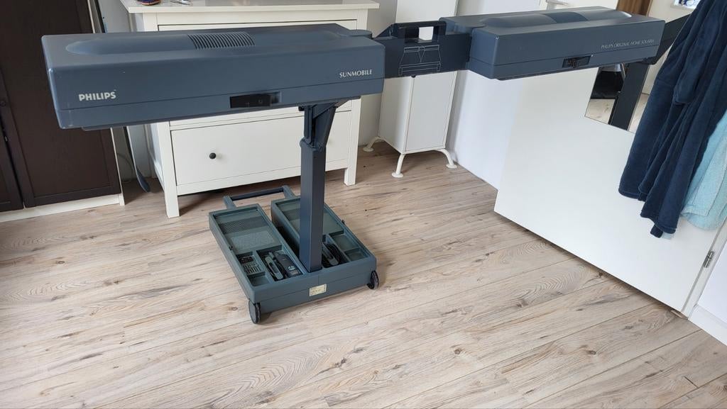 Philips original home solaria zonnebank, Ophalen of Verzenden, Gebruikt, Zonnebank enkelzijdig, Minder dan 10 lampen