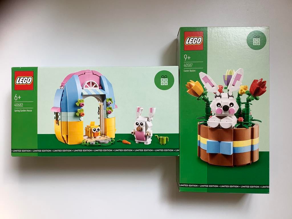 Nieuw LEGO Pasen Limited Edition 40587 - Paasmandje + 40682, Ophalen, Lego, Nieuw, Complete set