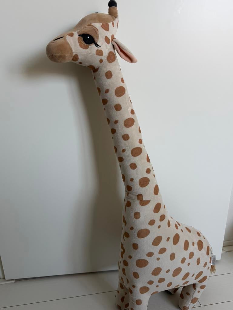 Grote giraffe knuffel 100 cm hoog, Ophalen, Gebruikt, Giraf, Groot (groter dan 80 cm)