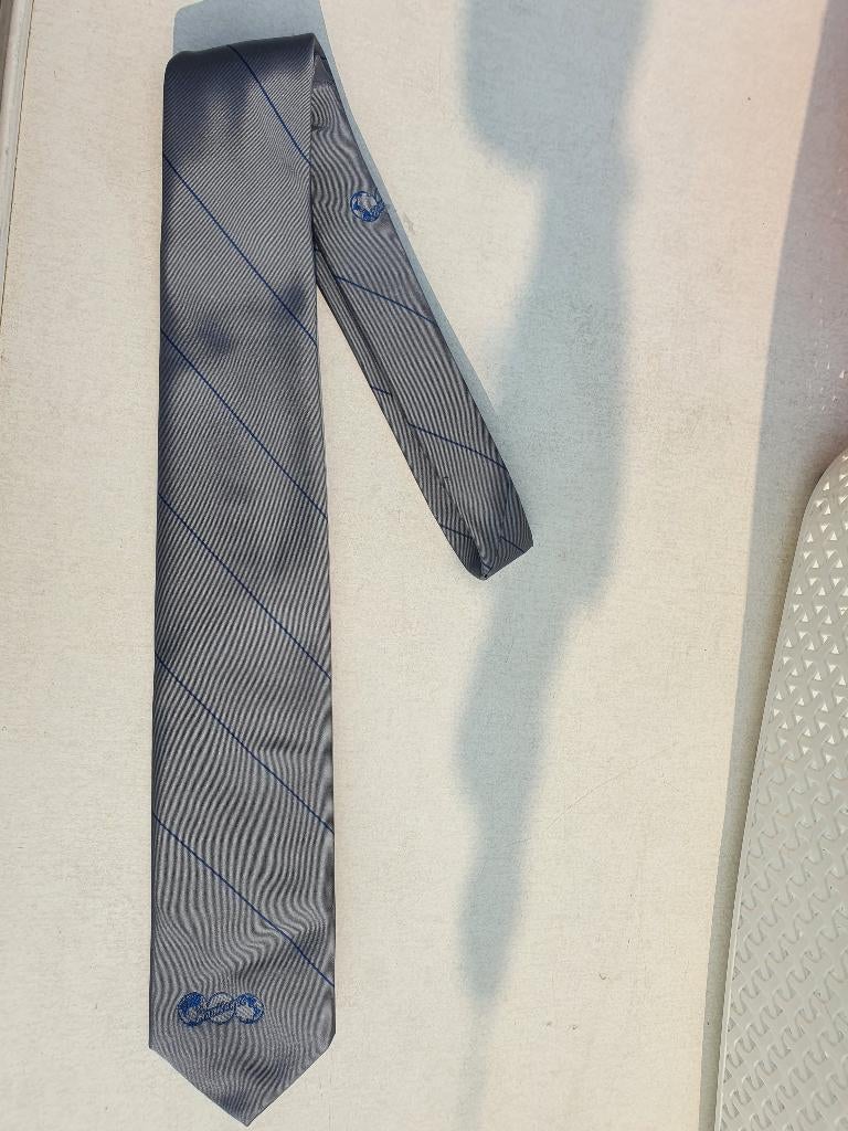 Givenchy Stropdas Grijs/Blauw Designer Vintage, Ophalen of Verzenden, Zo goed als nieuw, Blauw