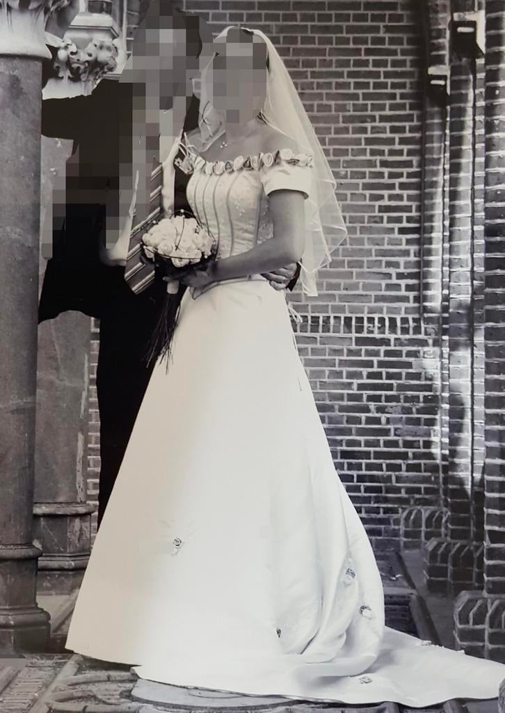 Mooie trouwjurk, Kleding | Dames, Trouwkleding en Trouwaccessoires, Ophalen, Zo goed als nieuw, Overige kleuren, Trouwjurk