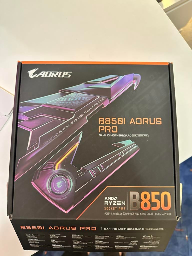 Gigabyte B850I AORUS PRO AM5 Moederbord, Verzenden, Zo goed als nieuw, AMD, DDR5