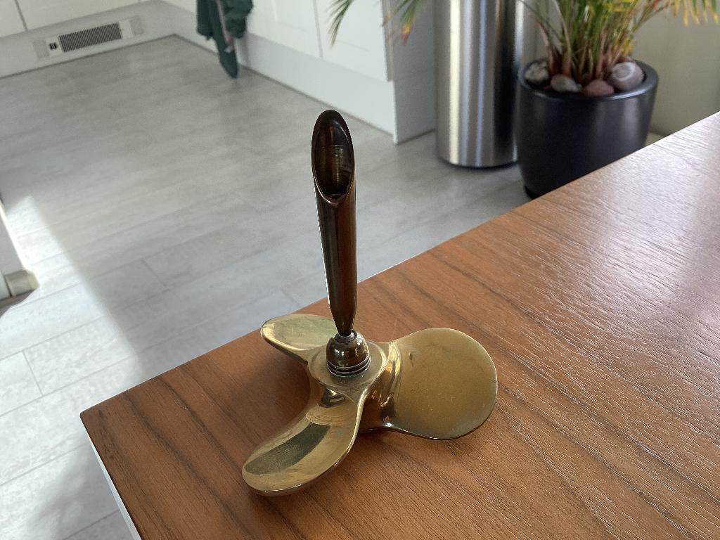 Antiek koperen penhouder, Antiek en Kunst, Ophalen