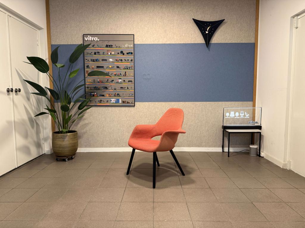 Vitra | Eames & Saarinen | Organic Chair | Roze | 2x, Vitra, Gebruikt, Twee, Overige kleuren