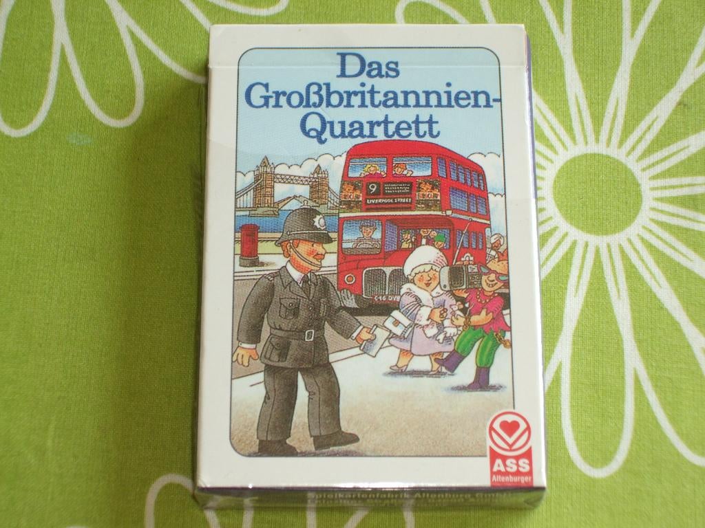 Duits Groot Brittannië kwartet - Grossbritannien quartett, Ophalen of Verzenden, Zo goed als nieuw, Kwartet(ten)