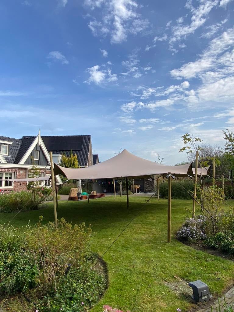 STRETCHTENT te huur. Goedkoopste 8x10, Ophalen