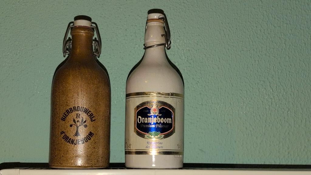 Oranjeboom stenen beugelflessen, Ophalen, Gebruikt, Overige typen, Oranjeboom