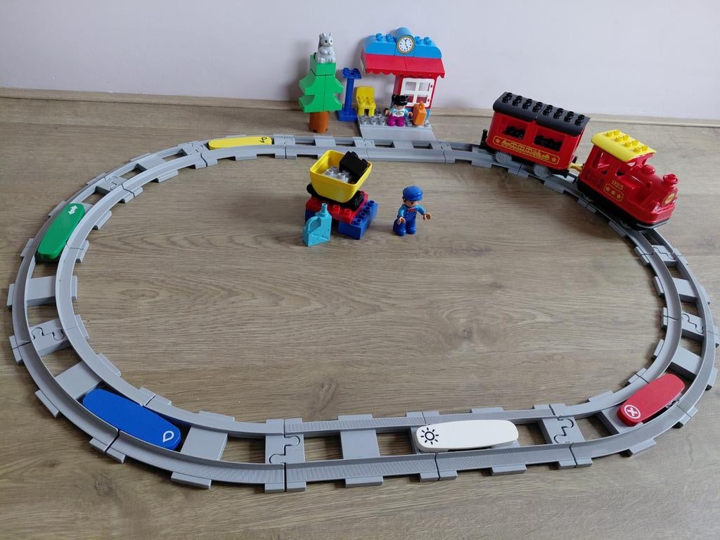 Duplo stoomtrein  10874, Ophalen of Verzenden, Gebruikt, Complete set, Duplo
