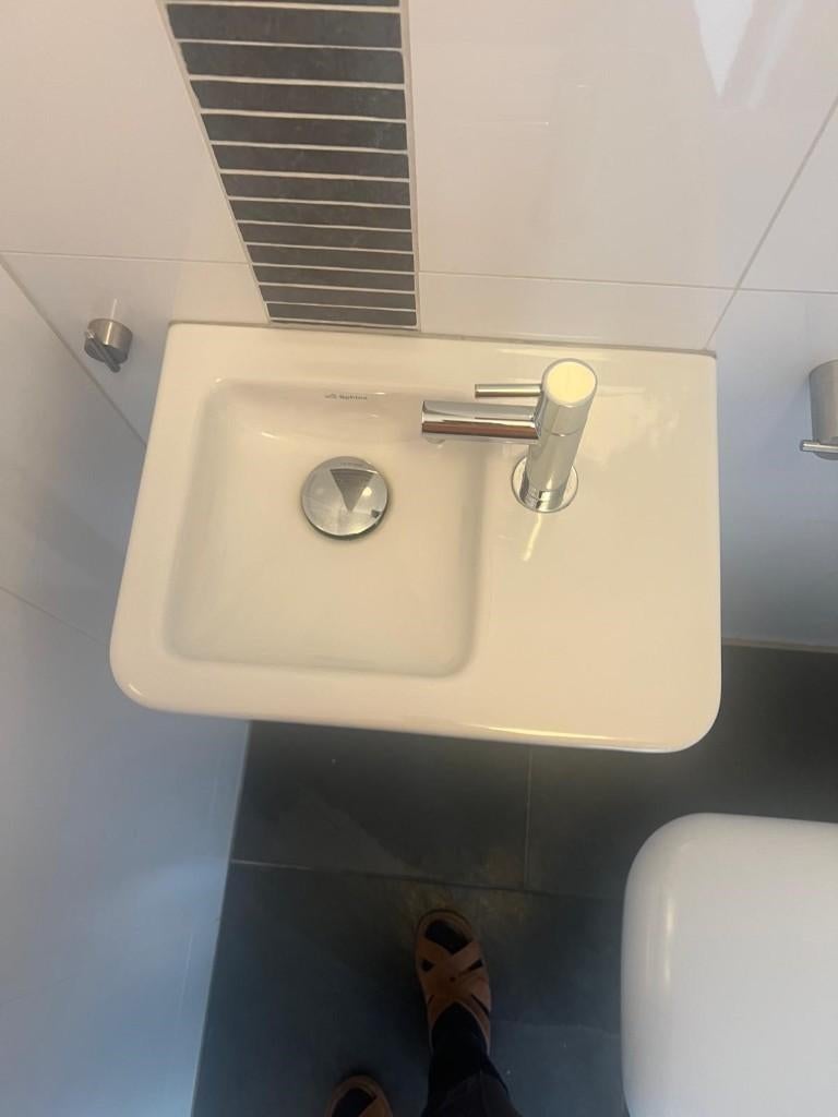 fonteintje merk Sphinx, Ophalen of Verzenden, Gebruikt, Rvs, Toilet