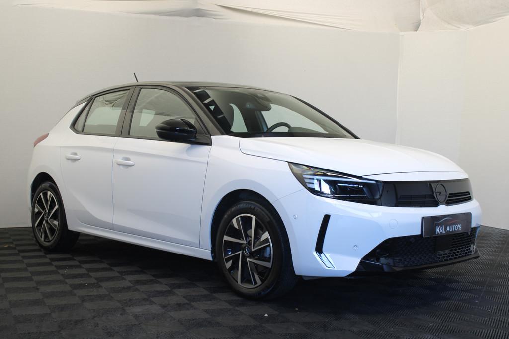 Opel Corsa 1.2 GS *Pasen Geopend!* (bj 2023), Voorwielaandrijving, Gebruikt, Zwart, 1199 cc