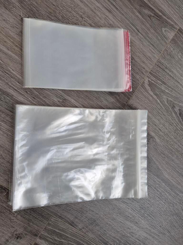 Doorzichtige gripzakjes met sluiting, verschillende maten, Overige typen, Nieuw, Ophalen of Verzenden, Overige materialen