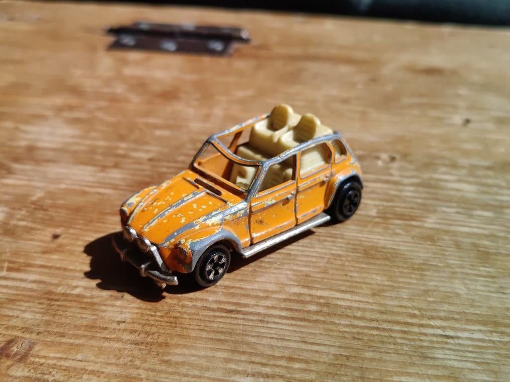 Majorette Citroen Dyane Maharadjah ORANJE, Hobby en Vrije tijd, Ophalen of Verzenden, Zo goed als nieuw, Auto