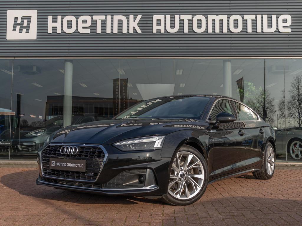 Audi A5 Sportback 35 TFSI Advanced Edition | BTW | Matrix-LE, Stof, Gebruikt, 4 cilinders, Zwart