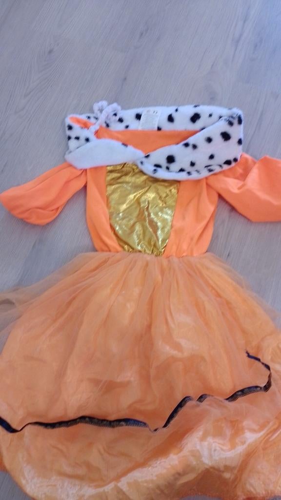 Koningsdag jurkje maat Medium, Ophalen of Verzenden, Gebruikt, 122 t/m 128, Meisje