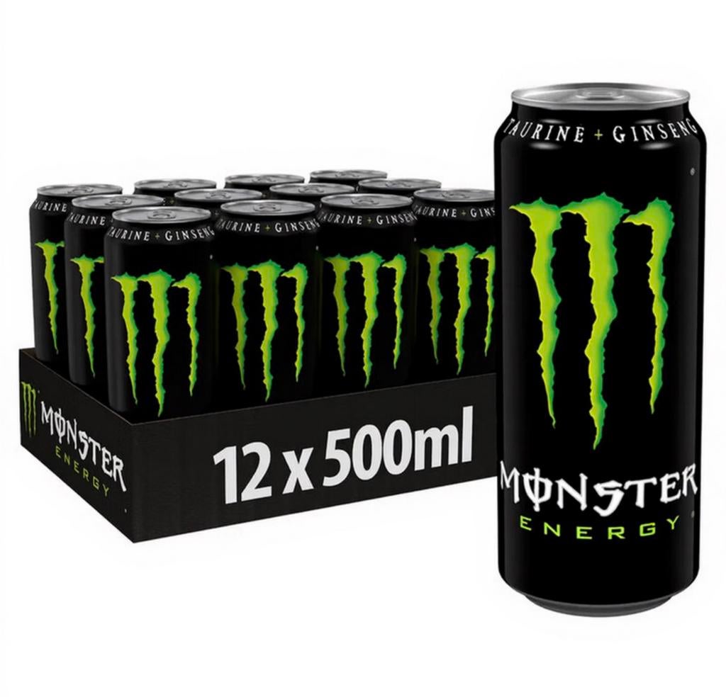 Monster energy original 12 x 500ml, Diversen, Verzenden