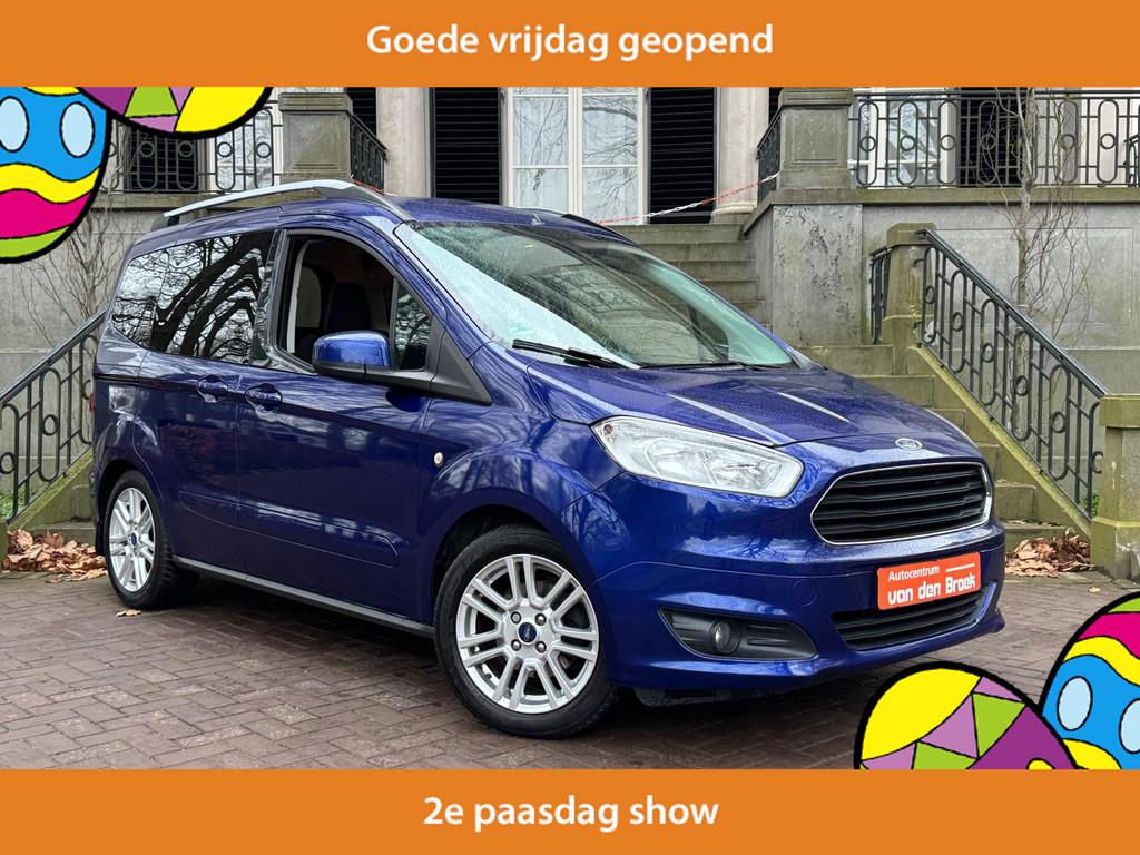 Ford Tourneo Courier 1.0 Titanium 5P Climate Cruise Ctr Stoe, Voorwielaandrijving, 101 pk, Gebruikt, Blauw